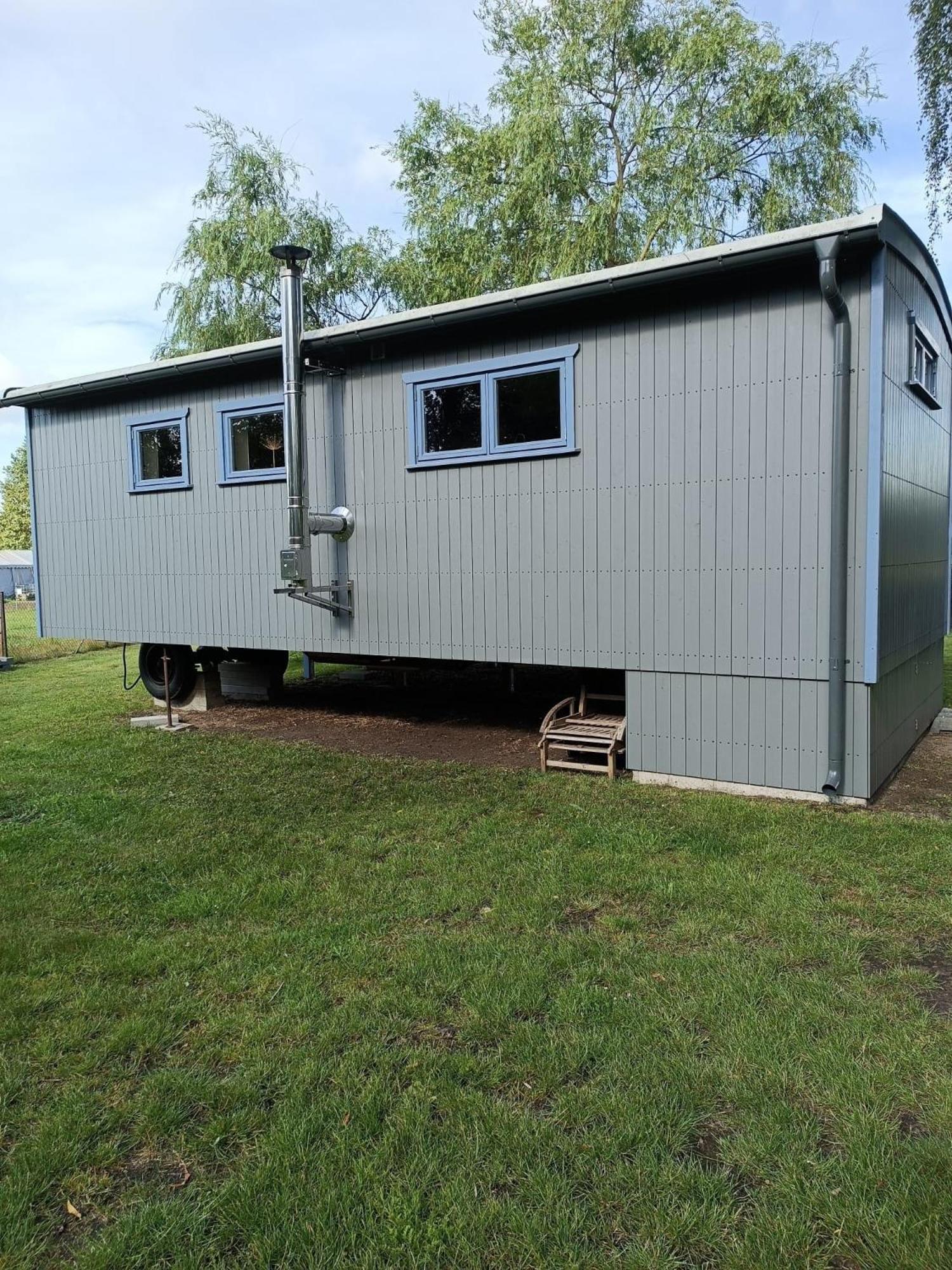 Tiny House & Alpaka-Erlebnis Im Ruhner Land - Naturidylle Pur Ziegendorf Exterior foto